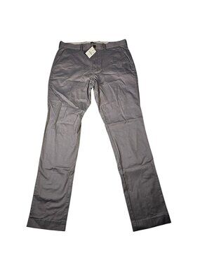 J.Crew Athletic Slim Flex Chino Pants Men's Size 32x34" Gray Stretch Cotton